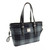 GA-LB1028-COL095 Harris Tweed 'Spey' Tote Bag by Glen Appin in Grey/Black Tartan Color Keilys.com