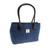 GA-LB1003-COL097 Harris Tweed 'Cassley' Classic Handbag by Glen Appin in Blue Basket Weave Color Keilys.com