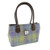 Harris Tweed 'Cassley' Classic Handbag by Glen Appin Muted Lilac / Lime Green TartanKeilys.com