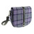GA-LB1000-COL089 Harris Tweed 'Beauly' Shoulder Bag by Glen Appin in Bold Purple Check Color Keilys.com