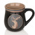 Scottish Stag Stoneware Mug Black Keilys.com