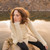 ML144-100 Irish Cable Knit Merino Coat Soft Natural Keilys.com