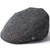 FW-HTS-4615 Harris Tweed Flat Cap Black and grey Keilys.com