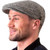 HOF-Ref Traditional Donegal Tweed Irish Flat Cap  Silver Grey Keilys.com