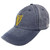 G6282-OS Guinness Harp Denim Washed Baseball Cap Front side Keilys.com