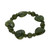 JCW-45612 Irish Connemara Marble Loveheart Stretch Bracelet studio Keilys.com