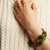 JCW-45612 Irish Connemara Marble Loveheart Stretch Bracelet Lifestyle Keilys.com