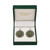 JCW-70062 Shamrock Connemara Marble Sterling Silver Earrings Keilys.com