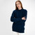 FL194-610 Aran Fisherman Cable Sweater Ocean Blue Color Shop online on Keilys.com