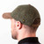 HOF-Ref- 3120-18 Donegal Tweed Irish Baseball Cap Green Back view Keilys.com