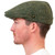 HOF-DUBFC-Green-Ref-6400-06 Donegal Tweed Dubliner Flat Cap Green Color Keilys.com