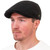 HOF-DUBFC-BLK Donegal Tweed Dubliner Flat Cap Black Color Keilys.com