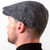 HOF-FCTDT-Ref-3140-10 Donegal Tweed Irish Flat Cap Back side Keilys.com