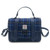 ISL-8311NAVTTL00 Harris Tweed Mini Satchel for Women in Navy Tartan Color Keilys.com