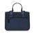 ISL-8311NAVOCL00 Harris Tweed Mini Satchel for Women Navy Overcheck Back Side Keilys.com