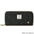 ISL-9630BLAHBL00 Ladies Harris Tweed Long Wallet Black Herringbone Keilys.com