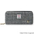 ISL-9630BLWDTL00 Ladies Harris Tweed Long Wallet Black and White Dogtooth Keilys.com