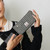 ISL-9630BLWDTL00 Ladies Harris Tweed Long Wallet Black and White Dogtooth Shop online on Keilys.com
