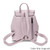 ISL-8800VIOMDTL00 Harris Tweed Backpack for Ladies Violet Mini Dogtooth Back side Keilys.com
