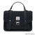 ISL-8312BLAHBL00 Ladies' Harris Tweed Satchel Traditional Designs Black Herringbone Color Keilys.com