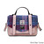 ISL-8312PNKBLUTTL00 Ladies' Harris Tweed Satchel Traditional Designs Pink Blue Tartan Keilys.com
