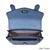 ISL-8312BLUTTL00 Ladies' Harris Tweed Satchel Traditional Designs Blue Tartan Inside view Keilys.com
