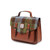 ISL-2712CBLTTL00 Harris Tweed Medium Calton Satchel Chestnut and Blue Shop online on Keilys.com