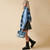 ISL-2712BLUTTL00 Harris Tweed Medium Calton Satchel Blue Tartan Lifestyle Keilys.com