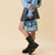 ISL-2712BLUTTL00 Harris Tweed Medium Calton Satchel Blue Tartan Shop online on Keilys.com