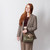 ISL-2712CHETTL00 Harris Tweed Medium Calton Satchel Chestnut Tartan Lifestyle Keilys.com