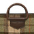 ISL-8314CHETTL00 Harris Tweed Vegan Leather Mini Tote Bag Chestnut Tartan Detailed Keilys.com