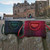 ISL-8314FUSTTL00 Harris Tweed Vegan Leather Mini Tote Bag Fuchsia Tartan Lifestyle Keilys.com