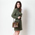 ISL-8314CHETTL00 Harris Tweed Vegan Leather Mini Tote Bag Chestnut Tartan Shop online on Keilys.com