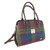 GA-LB1227-COL046 Harris Tweed Mini Tote with Tartan Design Multi Colour Tartan Keilys.com