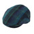 GH0795-COL119 Harris Tweed Flat Cap Tartan Design Blue with Turquoise Overcheck Color Keilys.com