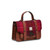 ISL-8333FUSTTL00 Handcrafted Harris Tweed Large Satchel Fuchsia Tartan Color Keilys.com