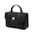 ISL-8333BLAHBL00  Handcrafted Harris Tweed Large Satchel Black Herringbone color Keilys.com