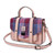 ISL-8333PNKBLUTTL00 Handcrafted Harris Tweed Large Satchel Pink Blue Tartan Color Keilys.com
