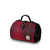 ISL-2588FUSTTL00 Handwoven Harris Tweed Doctor Bag Fuchsia Tartan Color Front Side Keilys.com