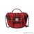 ISL-2811ROYSTEWTTL00 Harris Tweed Mini Cobble Satchel in Royal Stewart Tartan Color Front view Keilys.com