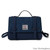 ISL-8233NAVHBL00 Handwoven Harris Tweed Orkney Satchel Navy Herringbone Color Keilys.com