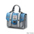 ISL-8301BLUTTL00 Handwoven Harris Tweed Wee Satchel Blue Tartan Color Keilys.com
