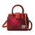 ISL-8390FUSTTL00 Handwoven Harris Tweed Mini Tiree Tote Bag Fuchsia Tartan Color Keilys.com