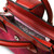 ISL-8390FUSTTL00 Handwoven Harris Tweed Mini Tiree Tote Bag Fuchsia Tartan Color Keilys.com