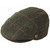 FW-CWFC-399 Irish Tweed Flat Cap – Dark Grey/ Blue Check 399 Color Keilys.com