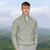 AI-CAST4-OATM Men's High Collar Irish Fisherman Sweater Oatmeal Color Keilys.com