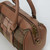 ISL-8846CHETTL00 Medium Handwoven Harris Tweed Duffle Bag in Chestnut Tartan Color Irish gifts on Keilys.com