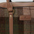 ISL-8846CHETTL00 Medium Handwoven Harris Tweed Duffle Bag in Chestnut Tartan Color Badge on Keilys.com