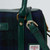 ISL-8846GRNTTL00 Medium Handwoven Harris Tweed Duffle Bag in Blackwatch Tartan Color Strap on Keilys.com
