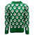 T5082 Irish Green Sheep Knit Sweater Front view Keilys.com